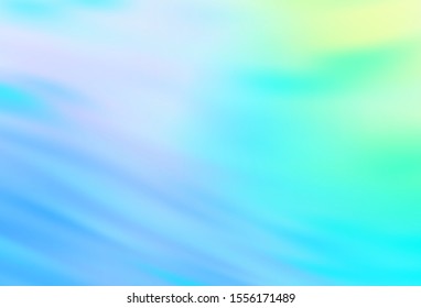 Light Blue, Green vector background with bent lines. A circumflex abstract illustration with gradient. Elegant pattern for a brand book.
