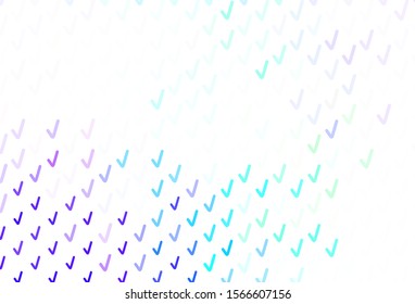 Light Blue, Green vector background with lines. A circumflex abstract illustration with gradient. A completely new template for your design.