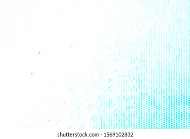 Light Blue, Green vector background with spots. Modern abstract illustration with colorful water drops. Pattern for textures of wallpapers.
