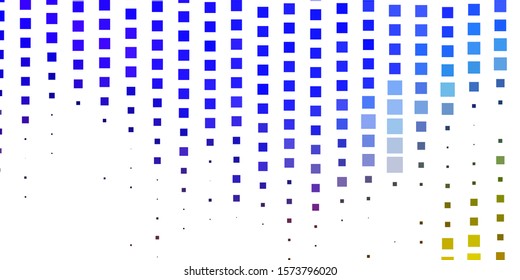 Light Blue, Green vector background in polygonal style. Abstract gradient illustration with rectangles. Pattern for websites, landing pages.