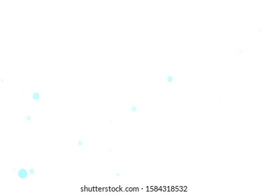 Light Blue, Green vector background with bubbles. Illustration with set of shining colorful abstract circles. New template for your brand book.