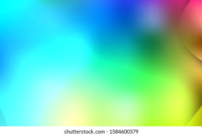 Light Blue, Green vector background with abstract circles. An elegant bright illustration with gradient. The template for cell phone backgrounds.