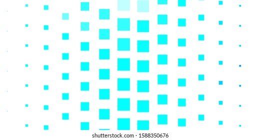 Light Blue, Green vector background with rectangles. Modern design with rectangles in abstract style. Pattern for business booklets, leaflets