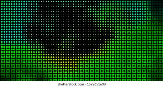Light Blue, Green vector background with bubbles. Modern abstract illustration with colorful circle shapes. Pattern for booklets, leaflets.