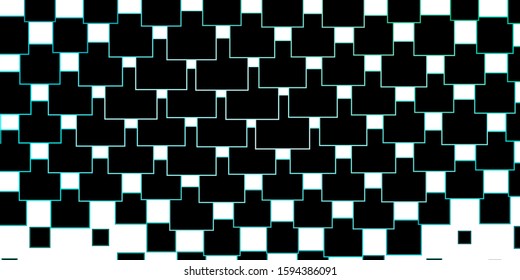Light Blue, Green vector background in polygonal style. Rectangles with colorful gradient on abstract background. Pattern for business booklets, leaflets