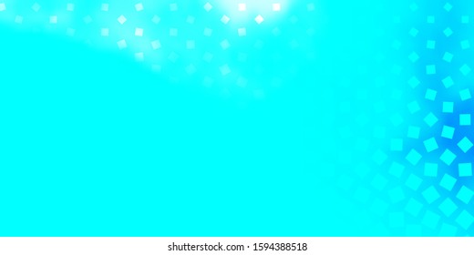 Light Blue, Green vector background with rectangles. New abstract illustration with rectangular shapes. Best design for your ad, poster, banner.