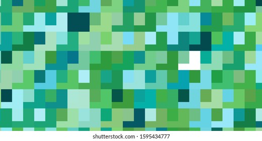 Light Blue, Green vector background with rectangles. Rectangles with colorful gradient on abstract background. Modern template for your landing page.