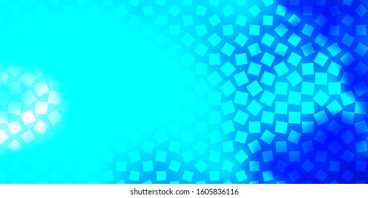 Light Blue, Green vector background with rectangles. Abstract gradient illustration with colorful rectangles. Modern template for your landing page.