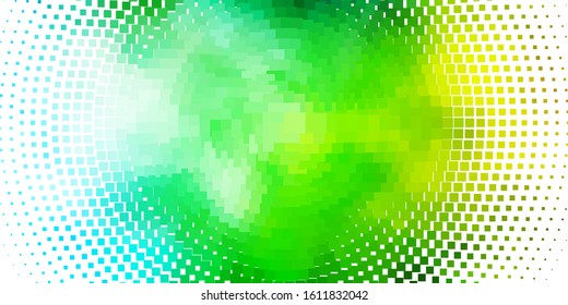 Light Blue, Green vector background with rectangles. New abstract illustration with rectangular shapes. Design for your business promotion.