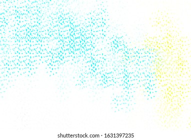 Light Blue, Green vector background with spots. Abstract illustration with colored bubbles in nature style. Design for poster, banner of websites.