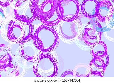 Light Blue, Green vector background with bubbles. Modern abstract illustration with colorful water drops. Design for poster, banner of websites.