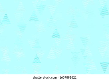 Light Blue, Green vector background with polygonal style. Illustration with set of colorful triangles. Smart design for your adverts.