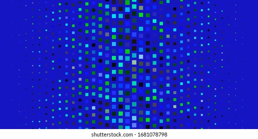 Light Blue, Green vector background with rectangles. Illustration with a set of gradient rectangles. Best design for your ad, poster, banner.