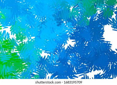 Light Blue, Green vector background with straight lines. Modern geometrical abstract illustration with Lines. Pattern for your busines websites.