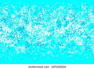 Light Blue, Green vector background with bent lines. Brand new colorful illustration in simple style. Abstract style for your business design.