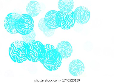 Azul claro, fondo vectorial verde con formas abstractas. Ilustración simple y colorida con formas abstractas de gradiente. Mejor diseño inteligente para su negocio.