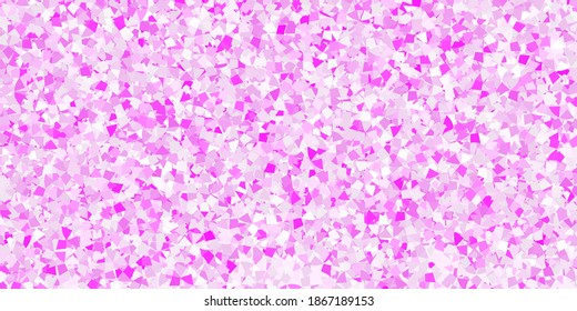 Azul claro, fondo vectorial verde con triángulos. Ilustración con un conjunto de triángulos coloridos. Patrón para comerciales.