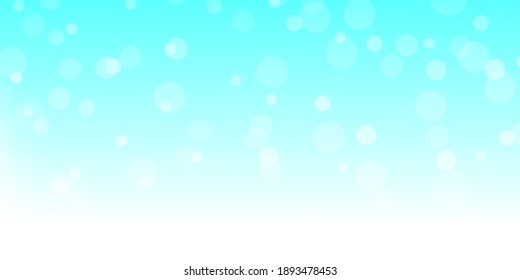 Light Blue, Green vector background with circles. Illustration with set of shining colorful abstract spheres. Pattern for wallpapers, curtains.