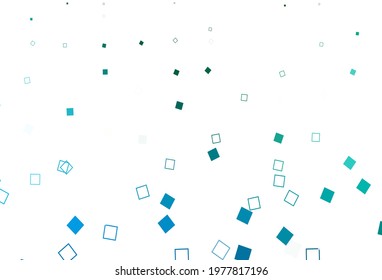 Light Blue, Green vector background with rectangles. Modern abstract illustration with colorful rectangles. Pattern for commercials.