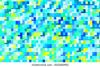 Light Blue, Green vector background with rectangles. Glitter abstract illustration with rectangular shapes. Smart design for your business advert.