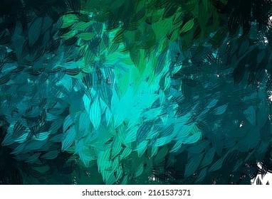 Light Blue, Green vector background with abstract shapes. Modern abstract illustration with colorful random forms. Best smart design for your business.