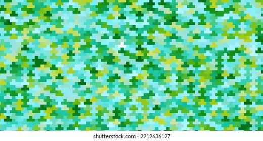 Azul claro, fondo vectorial verde con rectángulos. Ilustración de gradiente abstracto con rectángulos. Patrón para sitios web, páginas de inicio.
