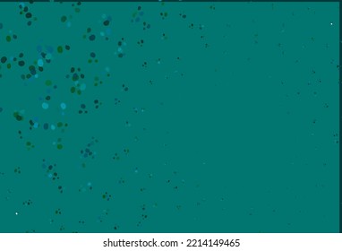 Light Blue, Green vector background with lava shapes. Creative geometric illustration in marble style with gradient. The elegant pattern for brand book.