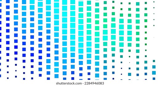 Azul claro, fondo vectorial verde con rectángulos. Ilustración con un conjunto de rectángulos de gradiente. Patrón para anuncios, anuncios.