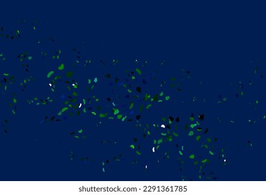 Light Blue, Green vector background with abstract forms. Modern abstract illustration with colorful random forms. Simple design for your web site.