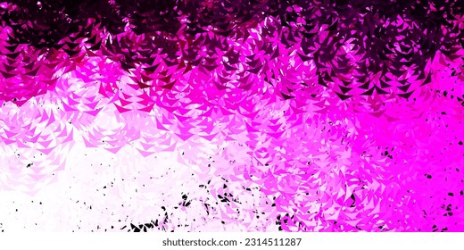 Azul claro, fondo vectorial verde con triángulos. Diseño decorativo de estilo abstracto con triángulos. Patrón de folletos y folletos