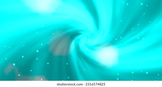 Light Blue, Green vector background with colorful stars. Blur decorative design in simple style with stars. Pattern for wrapping gifts.