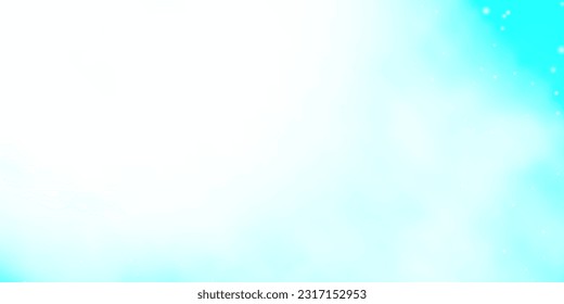 Light Blue, Green vector background with small and big stars. Colorful illustration with abstract gradient stars. Pattern for new year ad, booklets.