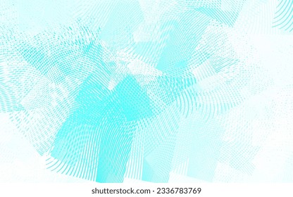 Light Blue, Green vector background with bent lines. Colorful geometric sample with gradient lines.  Pattern for your business design.