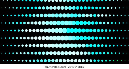 Azul claro, fondo vectorial verde con círculos. Ilustración abstracta moderna con formas de círculo coloridas. Patrón para anuncios comerciales.