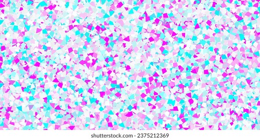 Azul claro, fondo vectorial verde con estilo poligonal. Diseño decorativo de estilo abstracto con triángulos. Mejor diseño para afiches, pancartas.