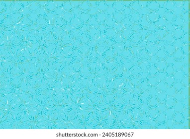 Light blue, green vector background with bubbles. Abstract illustration with colored bubbles in nature style. Pattern for ads, leaflets.