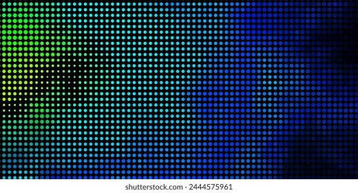 Azul claro, fondo de Vector verde con círculos. Ilustración colorida con puntos degradados en estilo de la naturaleza. Nueva Plantilla para tu libro de marca.