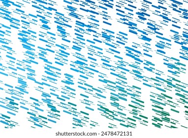Light Blue, Green vector background with straight lines. Modern geometrical abstract illustration with staves. Backdrop for TV commercials.
