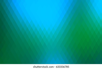 Light Blue, Green vector background of rectangles and squares. Style quilt and blanket. Geometrical rectangular pattern. Repeating pattern with rectangle shapes.