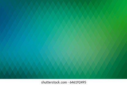Light Blue, Green vector background of rectangles and squares. Style quilt and blanket. Geometrical rectangular pattern. Repeating pattern with rectangle shapes.
