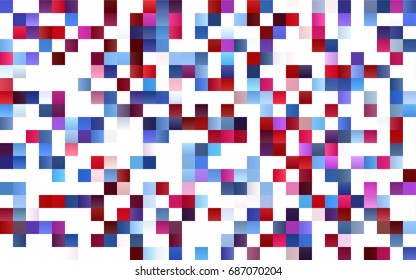 Light Blue, Green vector background of rectangles and squares. Style quilt and blanket. Geometrical rectangular pattern. Repeating pattern with rectangle shapes.