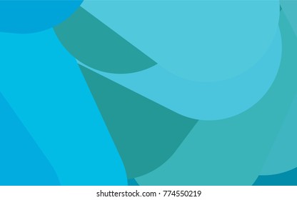 Light Blue, Green vector background with straight lines. Shining colored illustration with rounded stripes. The template can be used as a background.