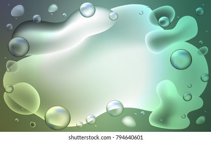 Light Blue, Green vector background with bent lines. Creative geometric illustration in memphis style with gradient. Brand-new design for your ads, poster, banner.