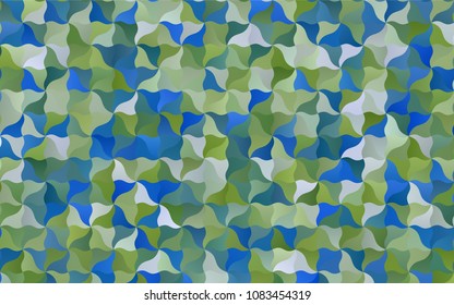 Light Blue, Green vector bandy template. blurred geometric sample with gradient.  The completely new template can be used for your brand book.