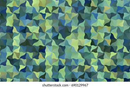 Light Blue, Green vector bandy template. Modern geometrical abstract illustration with gradient bandy lines. The polygonal design can be used for your web site.