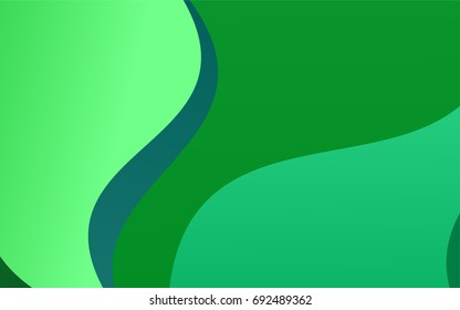 Light Blue, Green vector bandy background. Brand-new colored illustration in blurry style with gradient. The polygonal design can be used for your web site.