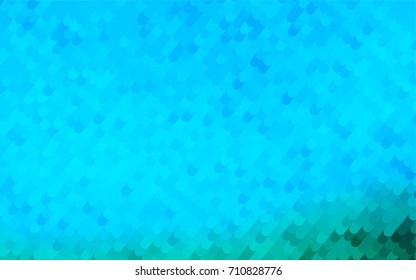 Light Blue, Green vector bandy background. Creative geometric illustration in Origami style with gradient. The polygonal design can be used for your web site.
