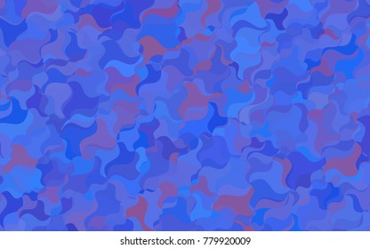 Light Blue, Green vector bandy pattern. A sample with blurred shapes. The textured pattern can be used for background.