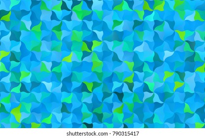 Light Blue, Green vector bandy template. A sample with blurred shapes. The best blurred design for your business.