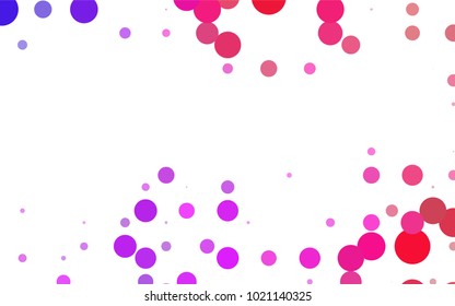 Light Blue, Green vector banner with circles, spheres. Abstract spots. Background of Art bubbles in halftone style with colored gradient.